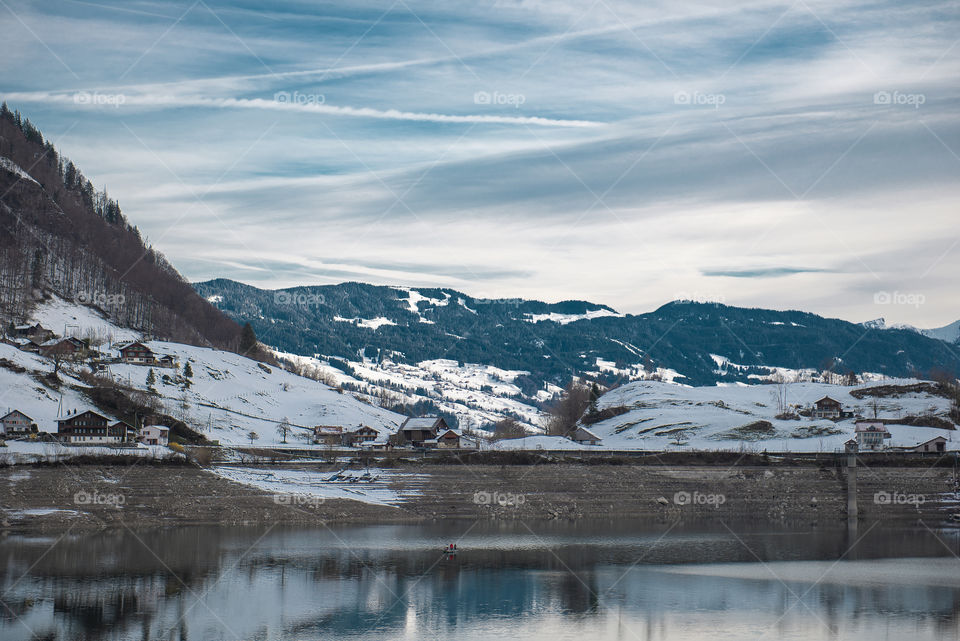 Lungernersee lake, Switzerland