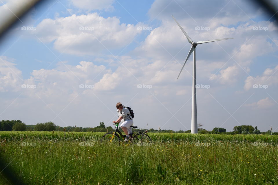 Windmill and Bicycle
