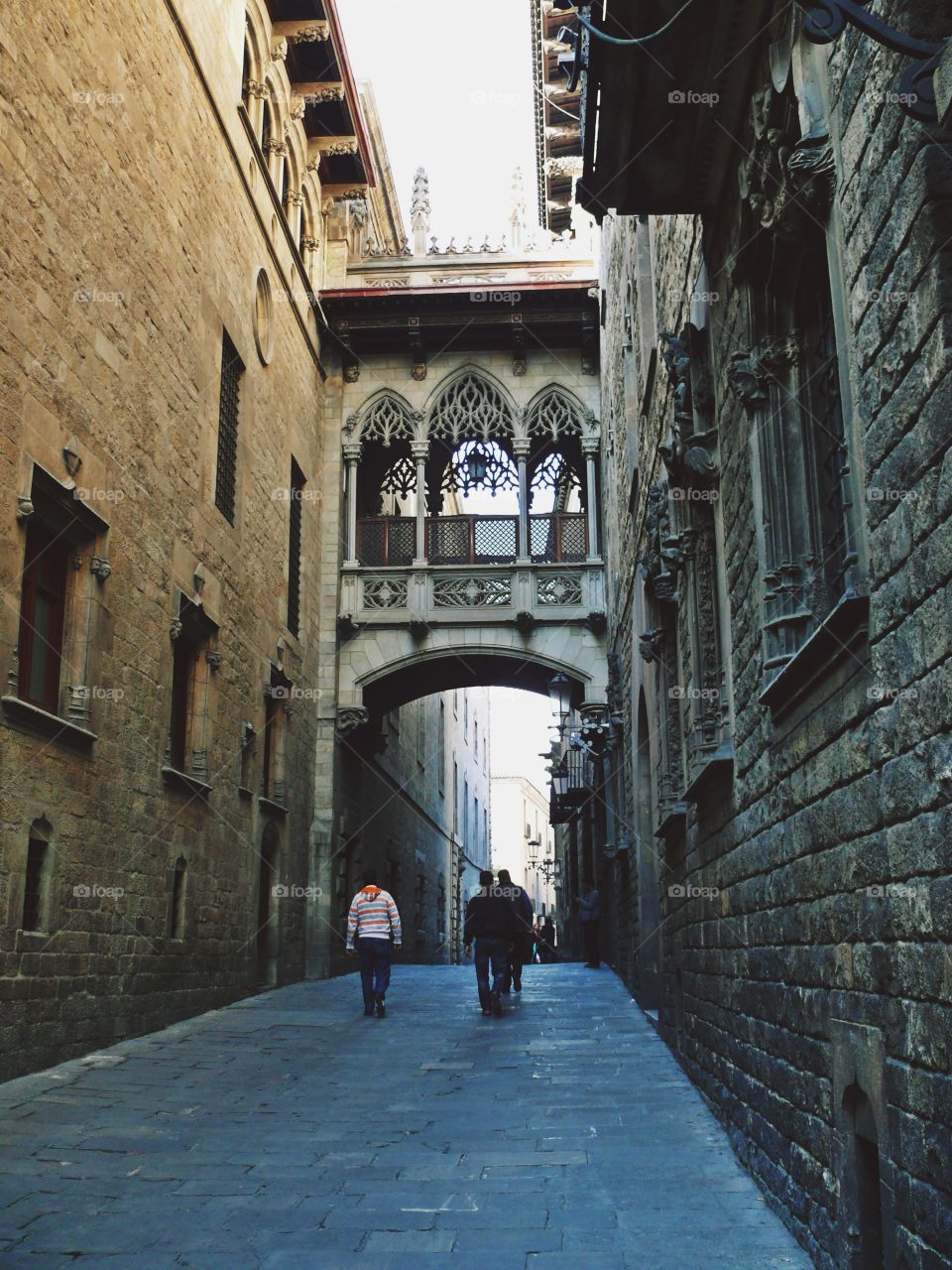 Exploring Barcelona's alleys