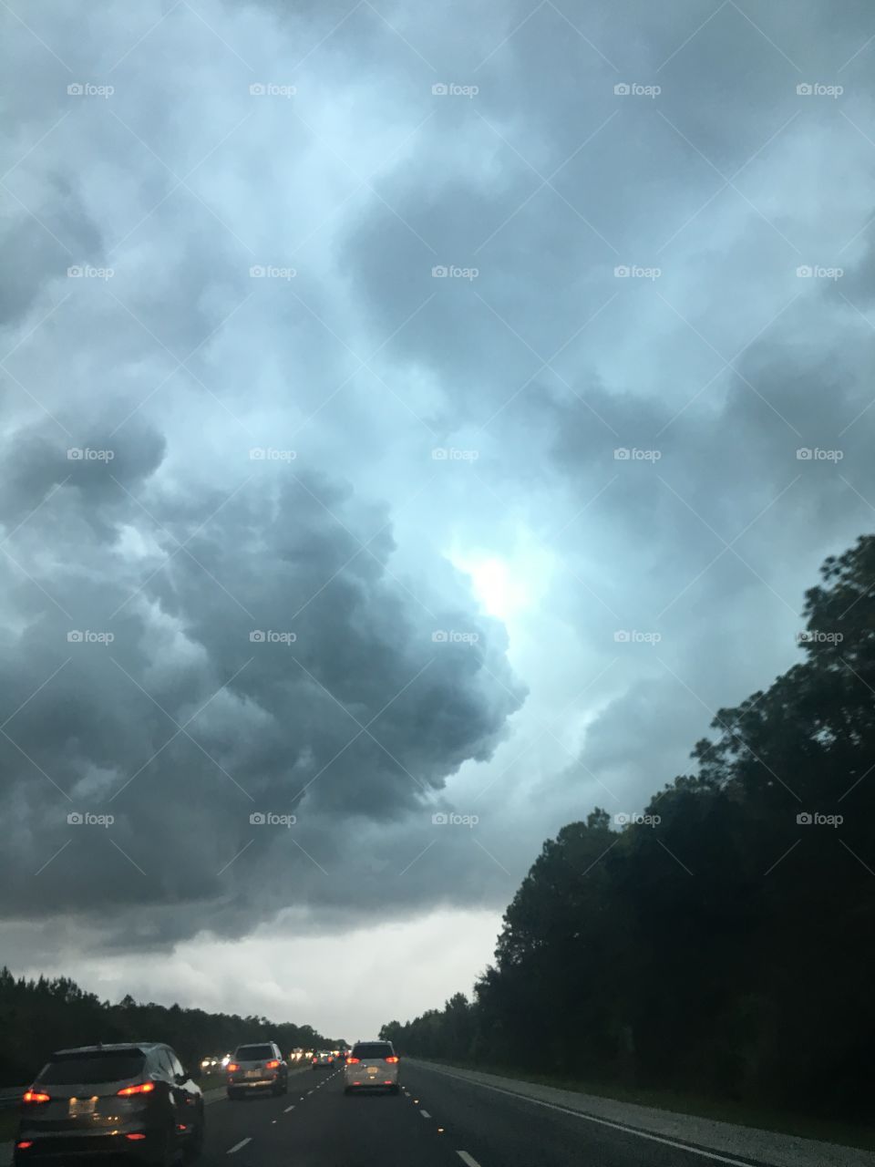 Approaching storm in St Augustine, FL