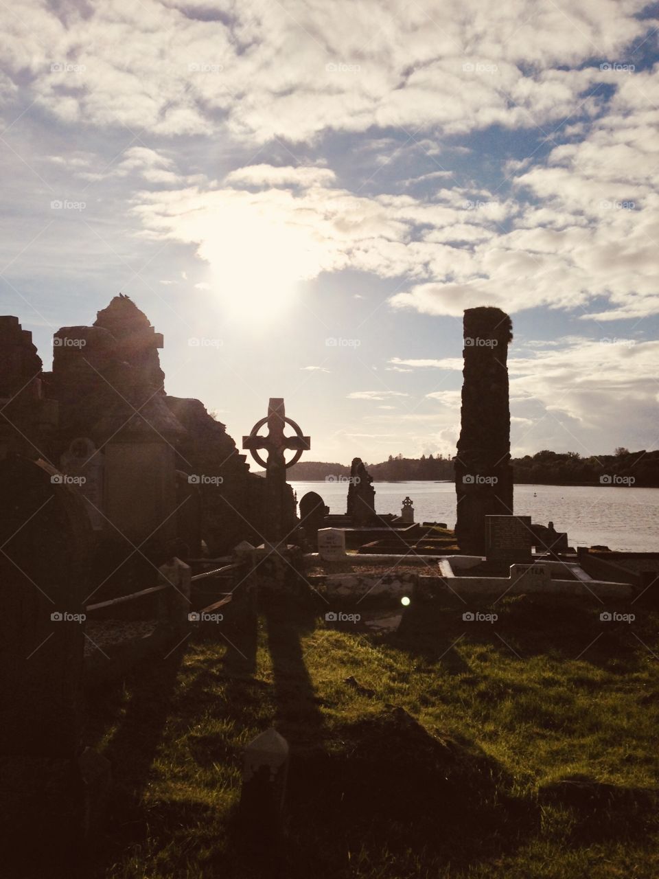 Cemetery in Donegal, Ireland