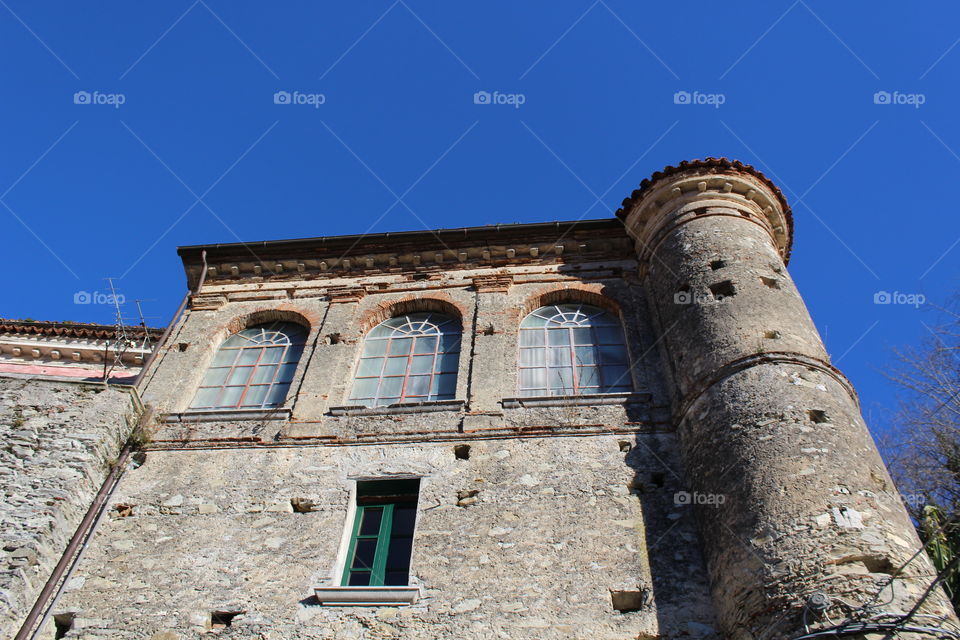 Details from a old castle,  Bataglia,  Comune di Casaletto Spartano,  Campania, Italy.