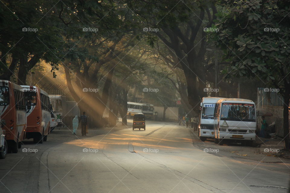 A road with less traffic