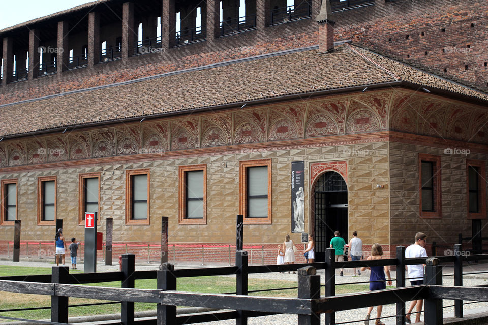 Italy, Milan, Sforzesco Castle