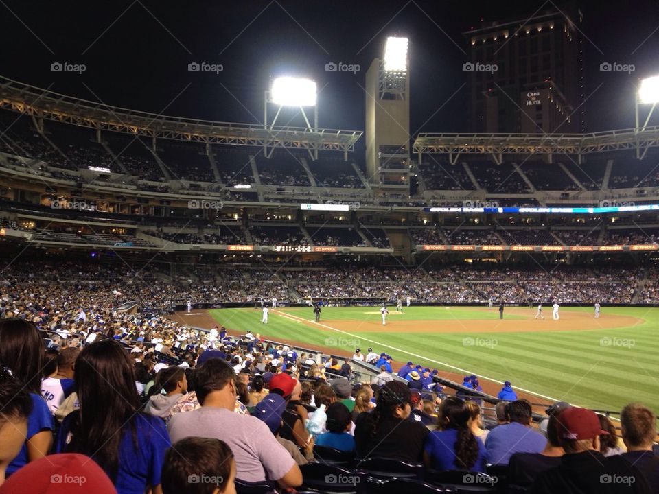 Night at Ballpark