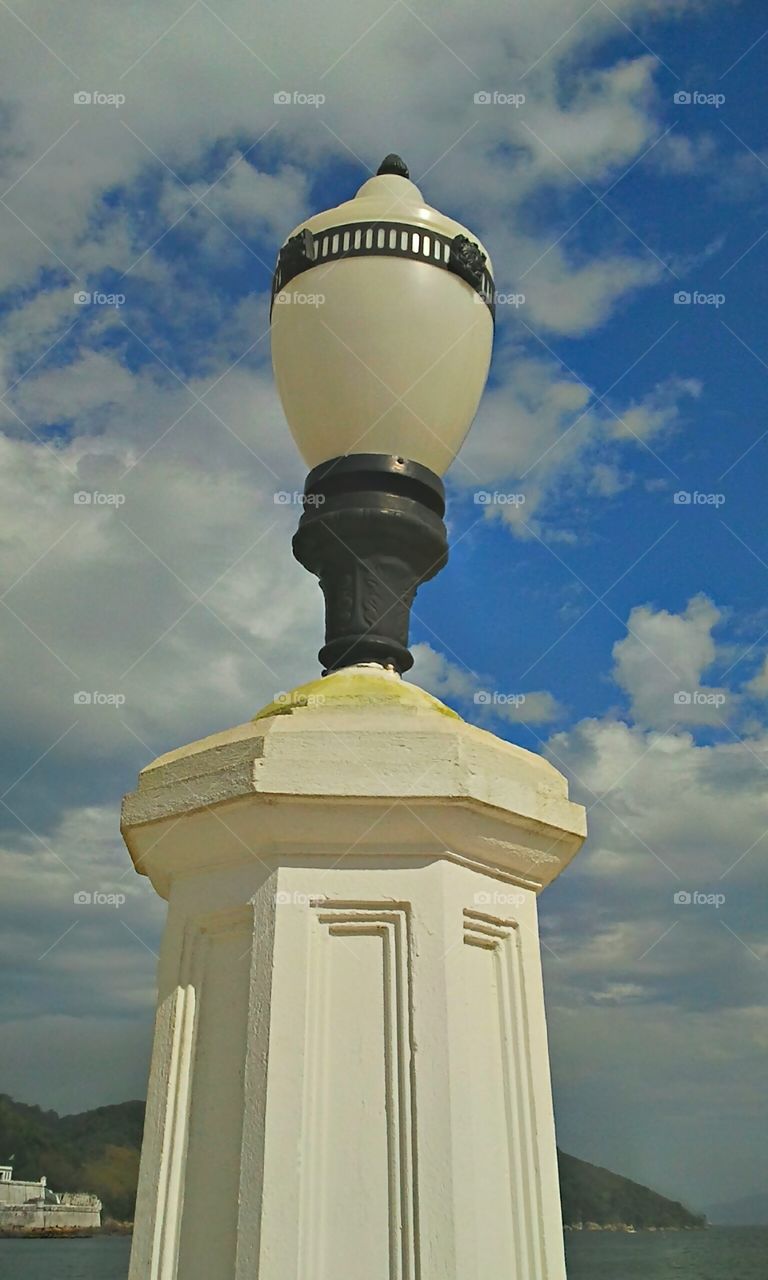 column. Ponta da Praia, Santos, Brazil