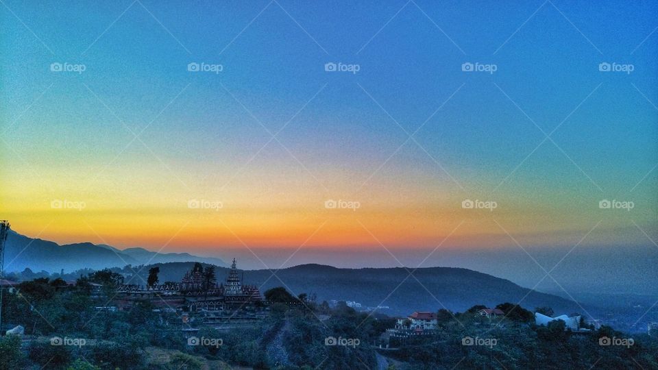 Sunset, No Person, Sky, Dawn, Travel