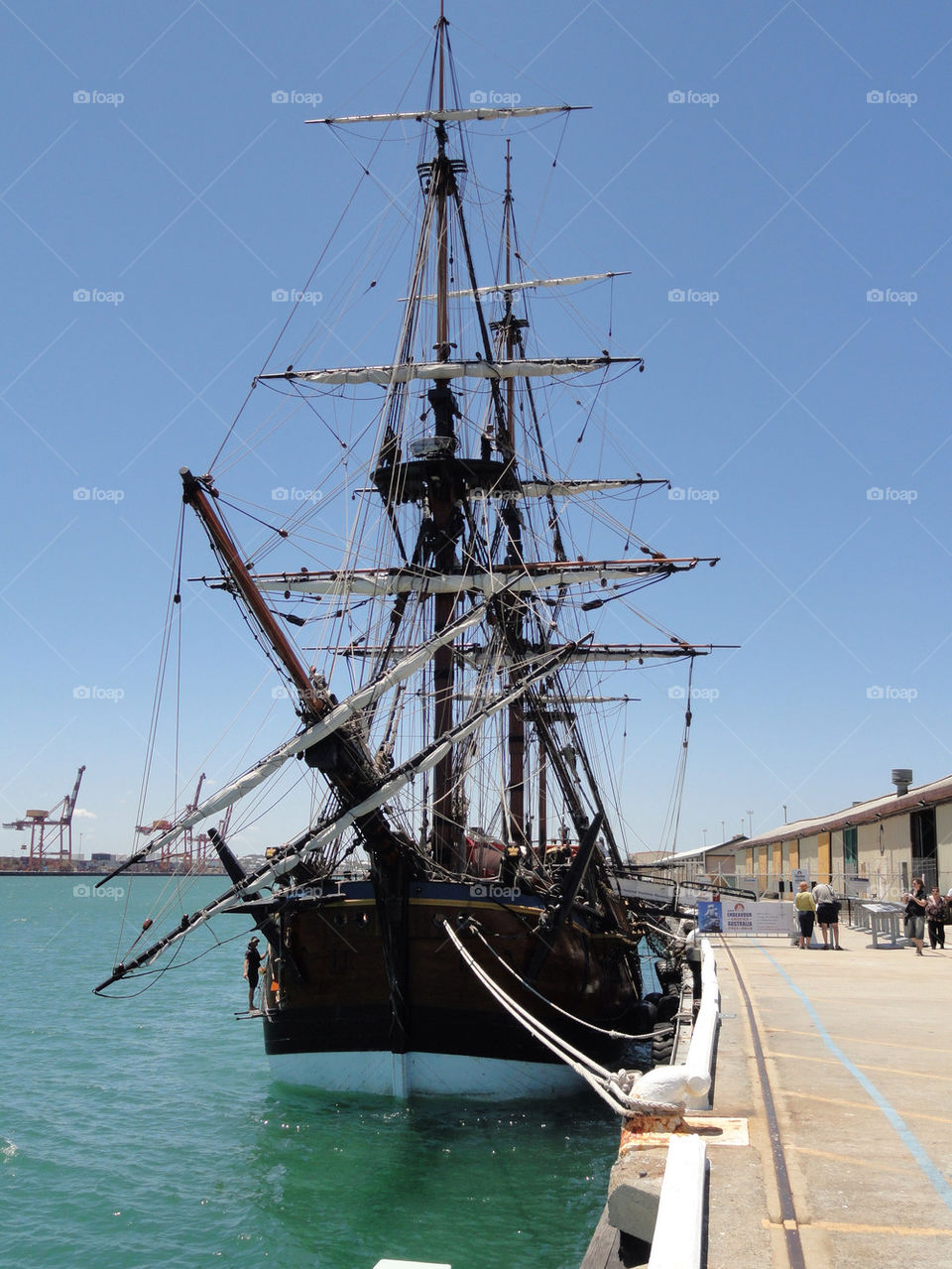 ship harbour fremantle endeavour by theshmoo