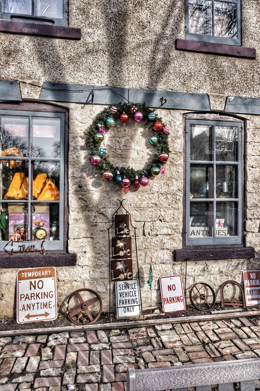 Vintage Stone Building