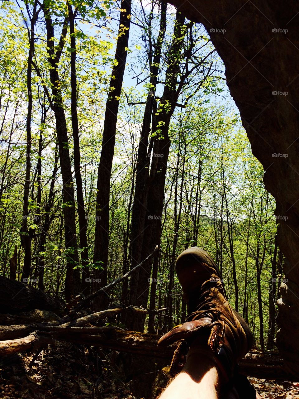 Being in my fairy tale childhood forest, relaxing. 
Legs crossed, thinking & capturing this beautiful place in an instant breath.

-Dan