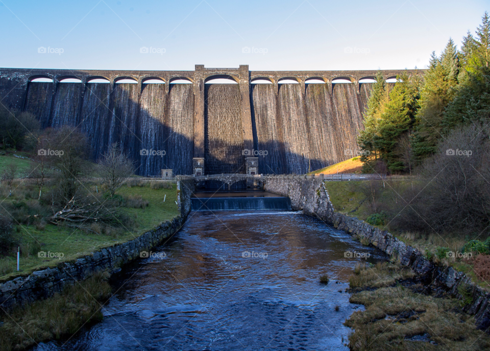 landscape water dam wales by gaillewisbraznell