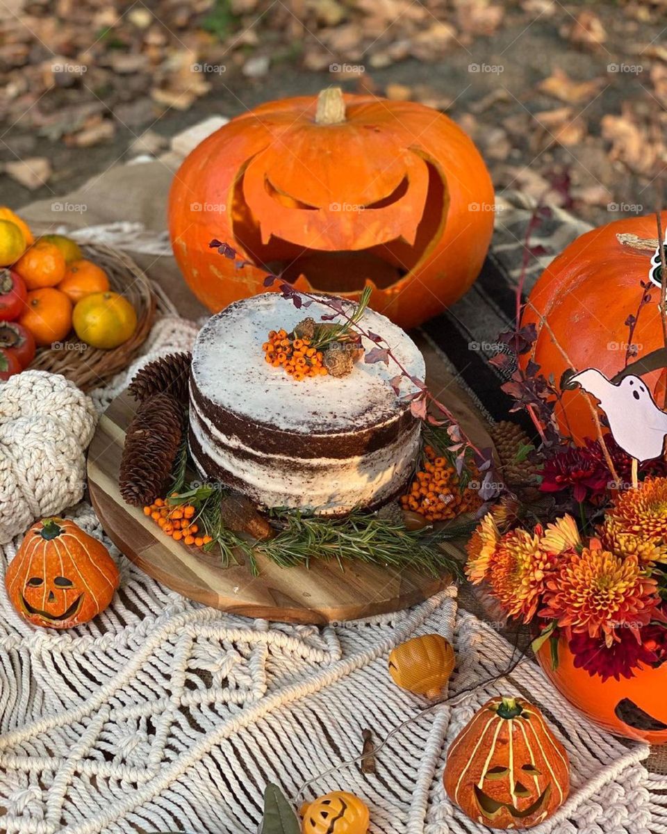 For me, Halloween is an excuse to get together, even if a crazy friend invites me to a Halloween picnic in the cold fall.