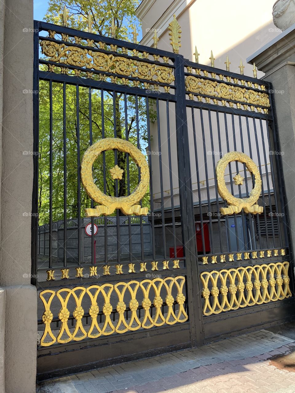 Decoration on the door