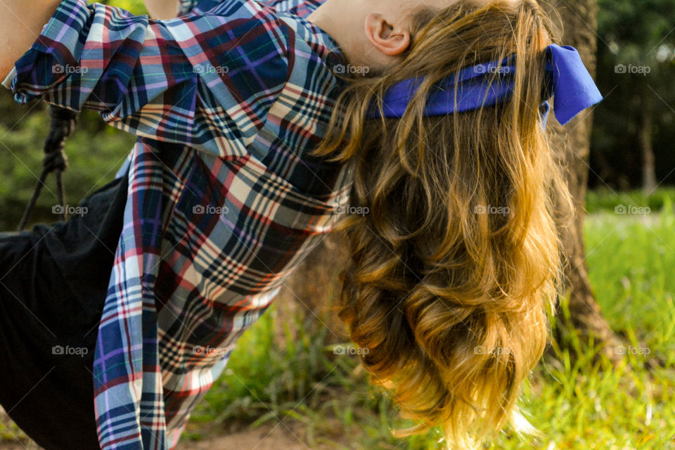 Girl on the swing