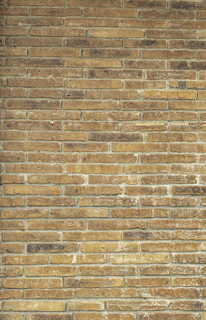 Striped brick walls  is used as the background.