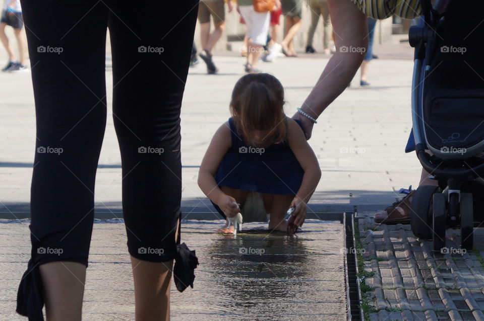 Heißes Wetter Abkühlen