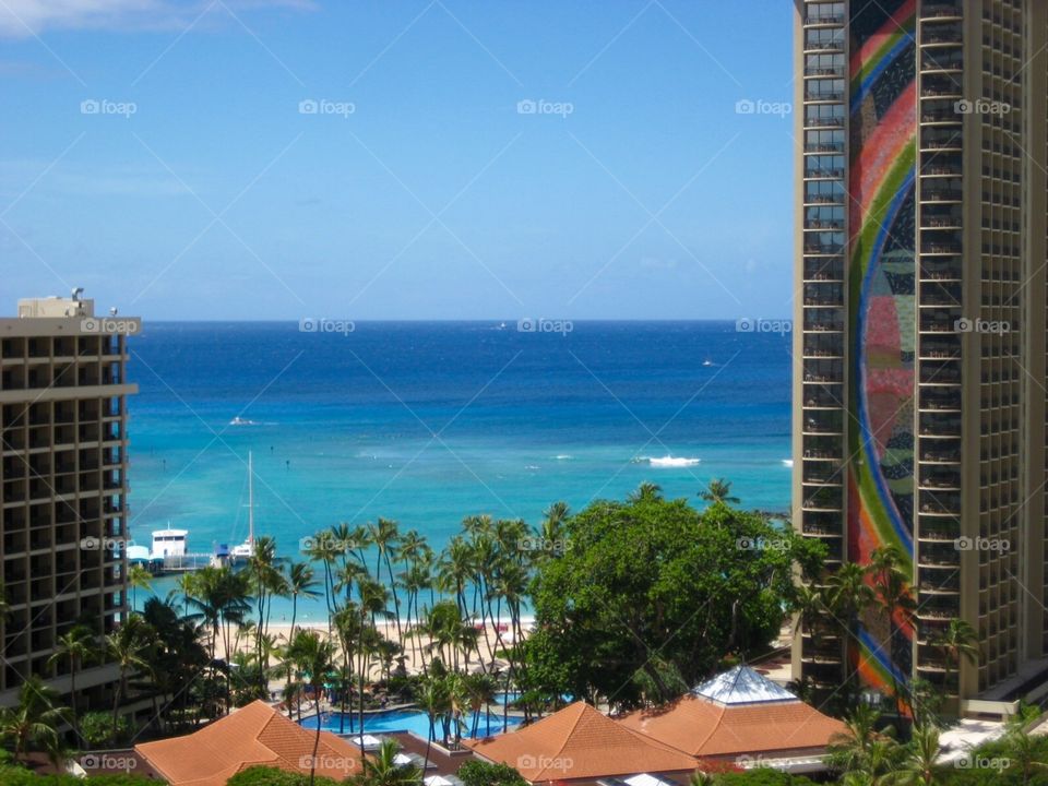 Hawaii. Rainbow Tower