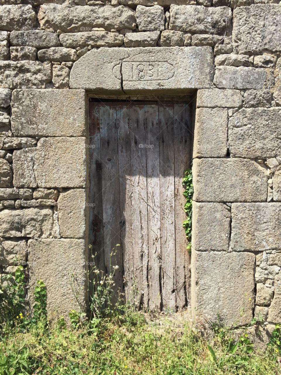 Ancient French door