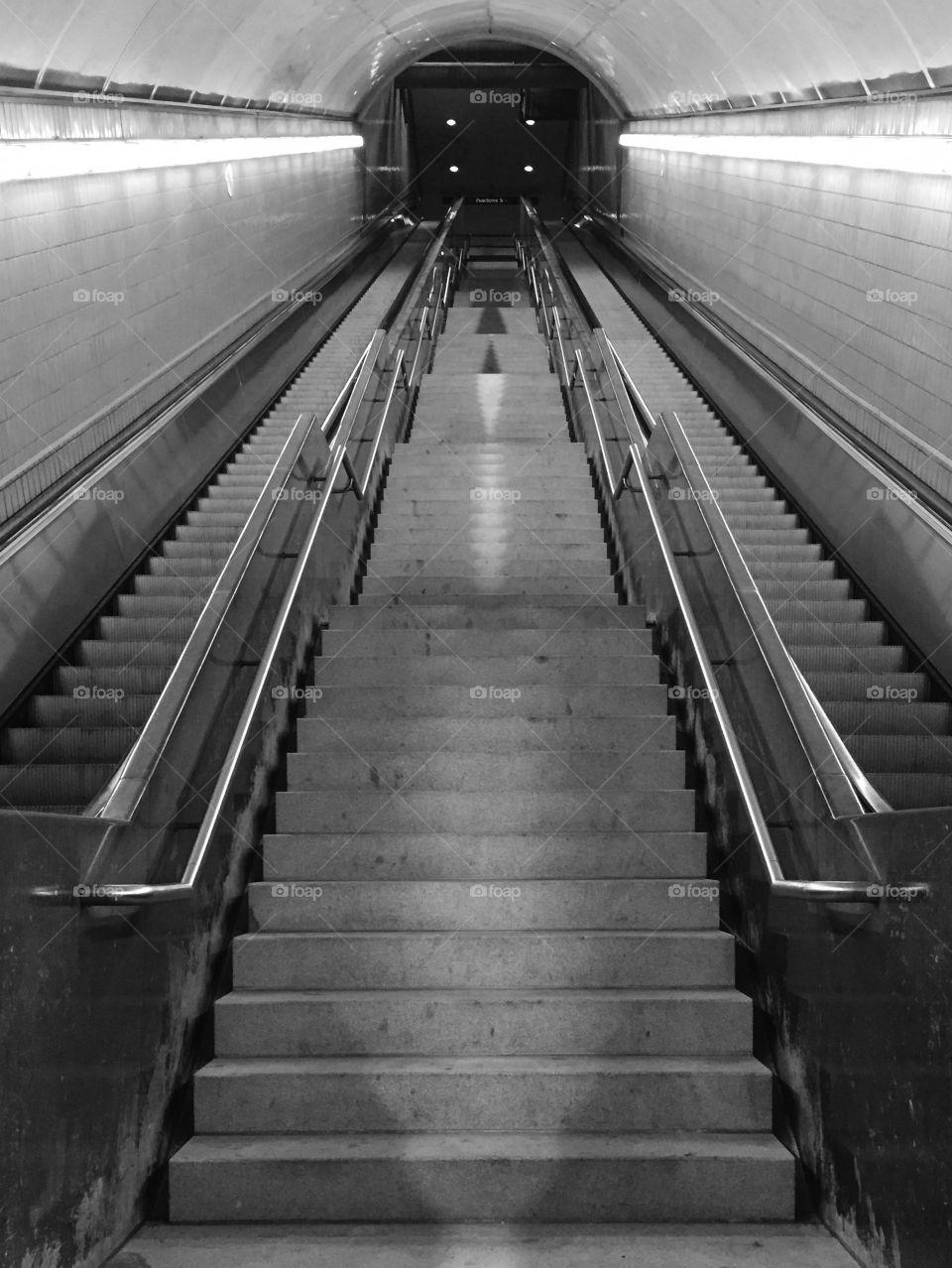 Atlanta Subway. This was such an imposing staircase that I need to capture it's size.