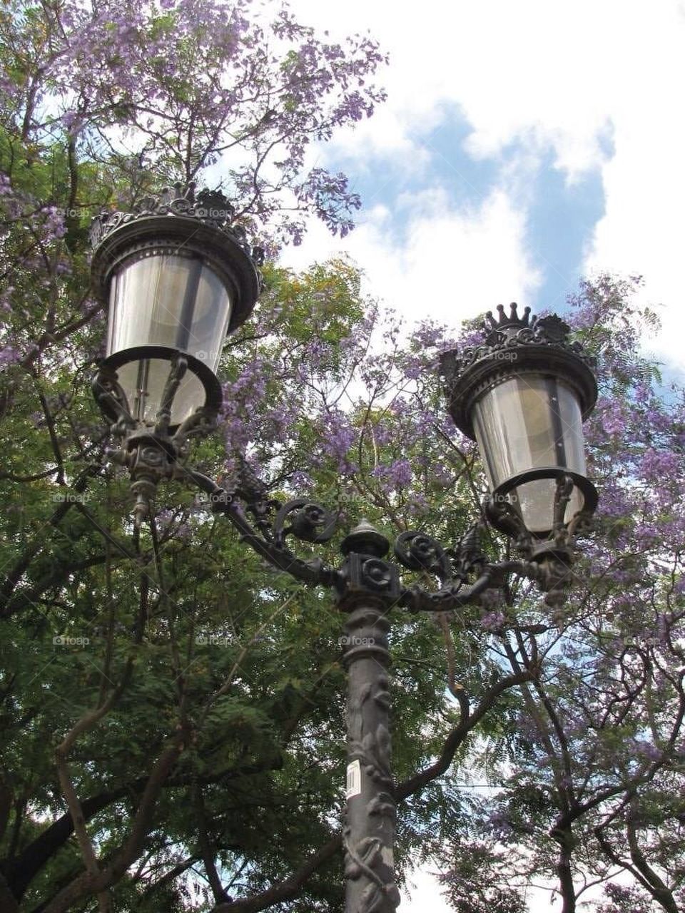 Barcelona street lamp