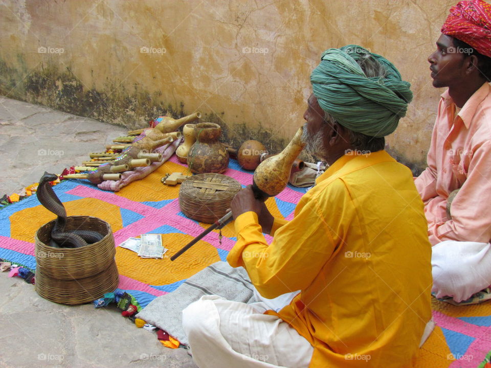snake charmer