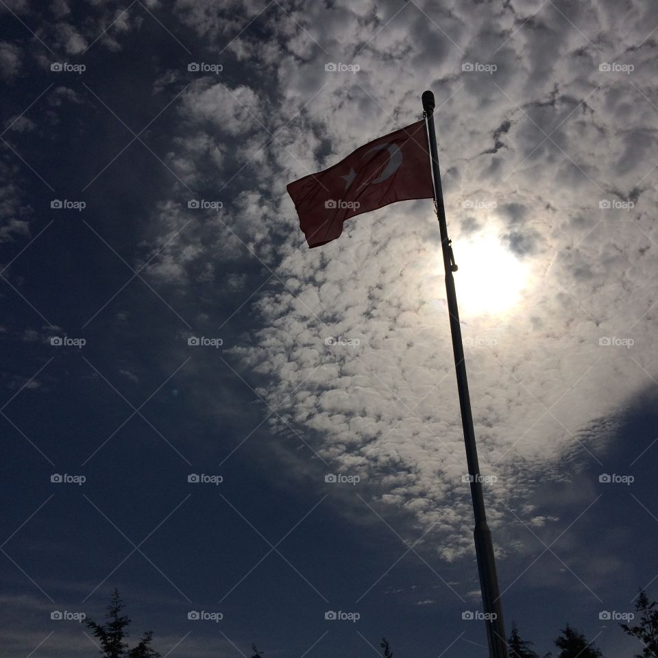 Famous Turkish flag 🇹🇷