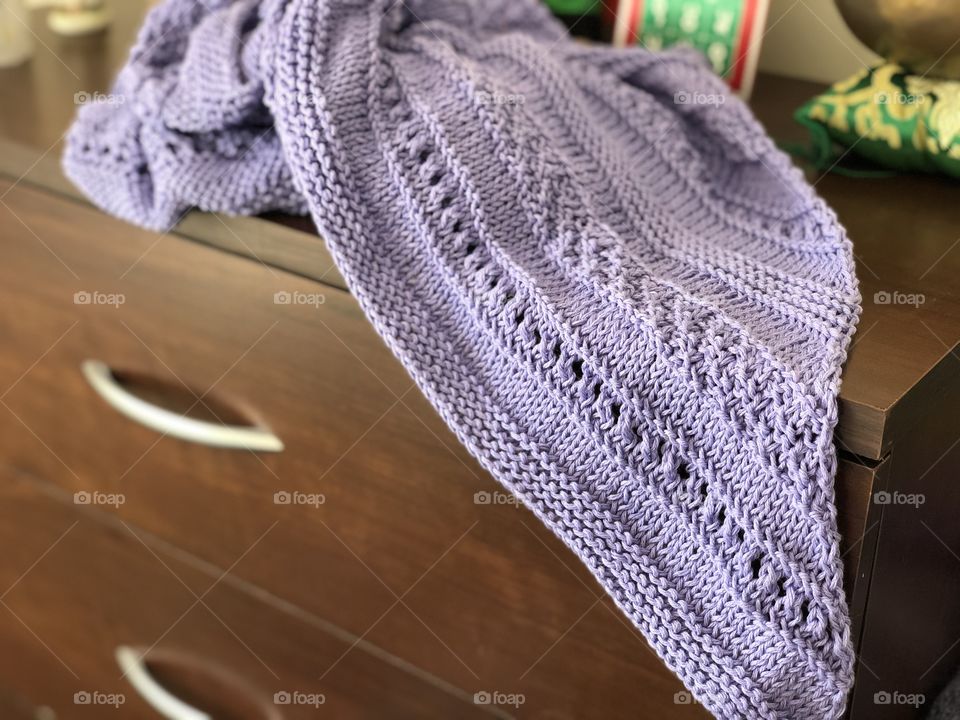 Lilac shawl 