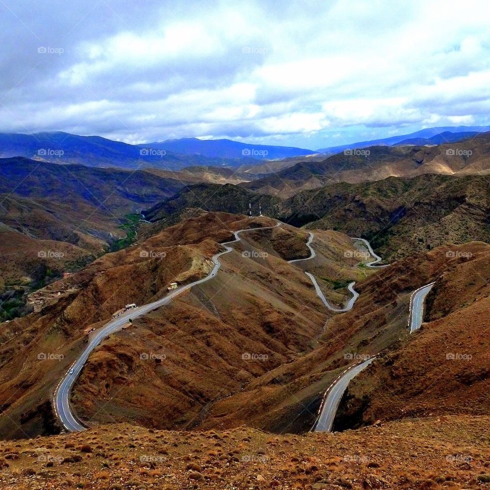 Winding Through the Mountain