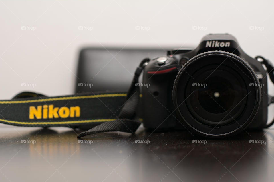 Nikon camera closeup