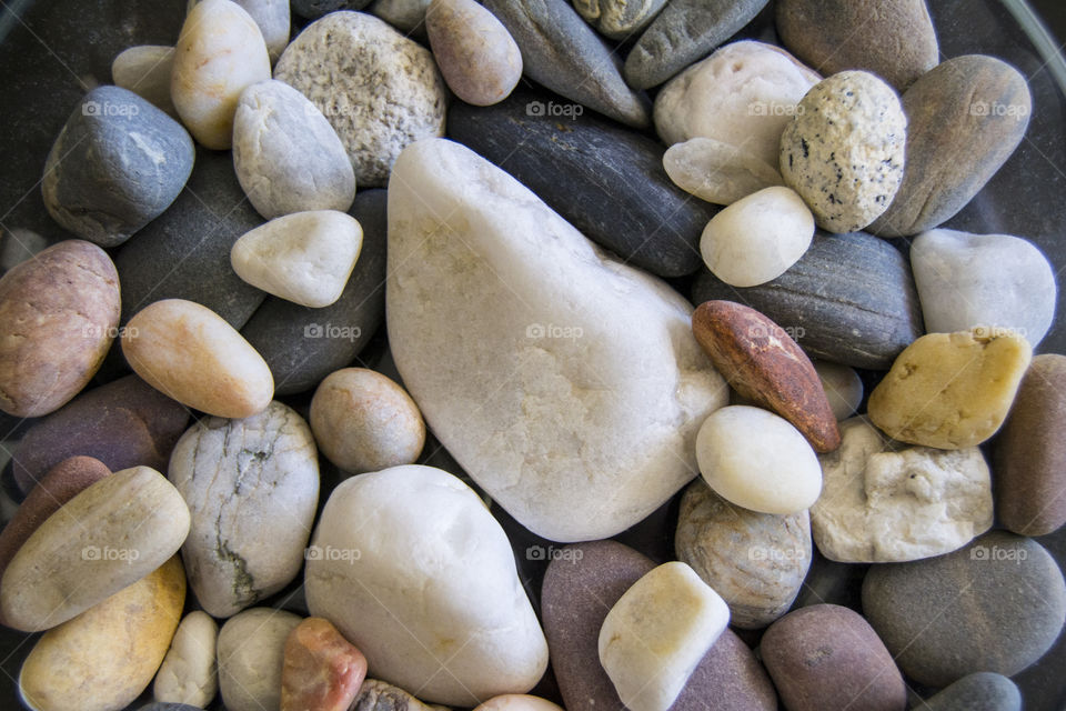 Clean Beach Pebles, Stones, Rocks