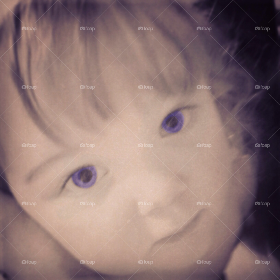 girl blue baby child by drea.reilly