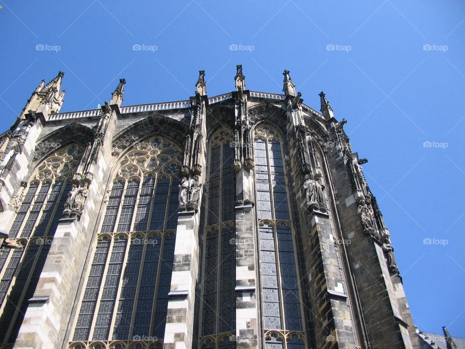 Aachen Cathedral side