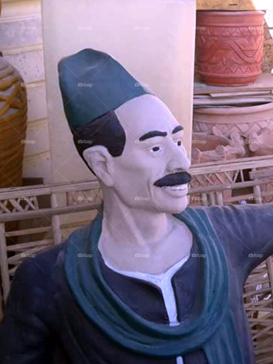 pottery art Egyptian farmer Sharm El Sheik Egypt