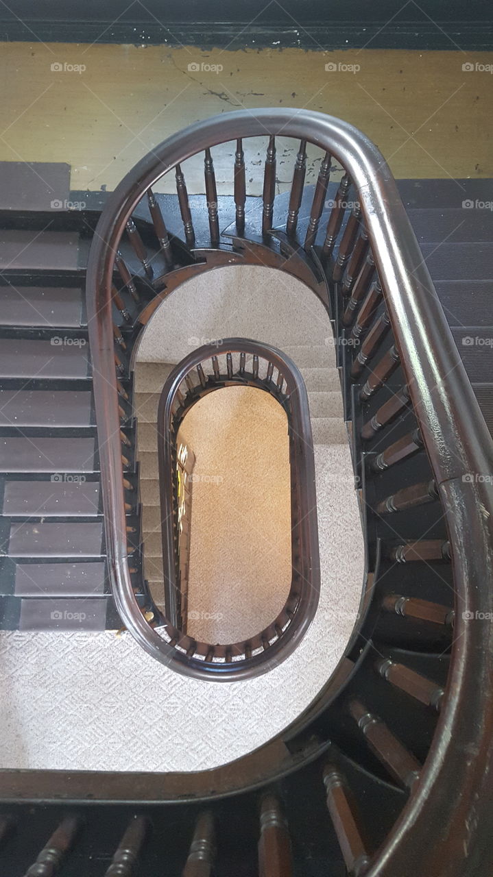 Oval stairs
