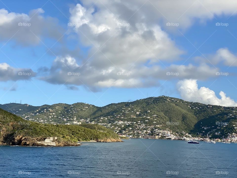 The harbor at Charlotte Amalie St Thomas