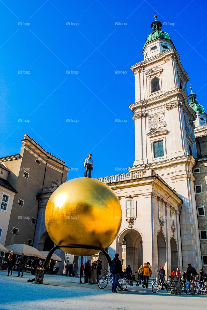 Salzburg downtown 