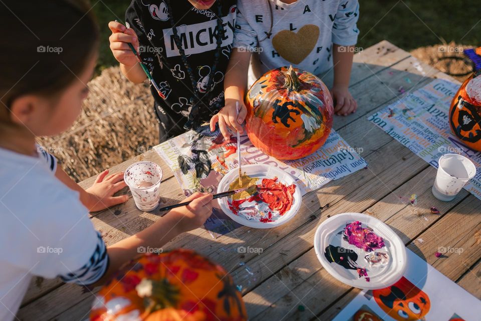 Halloween pumpkins 