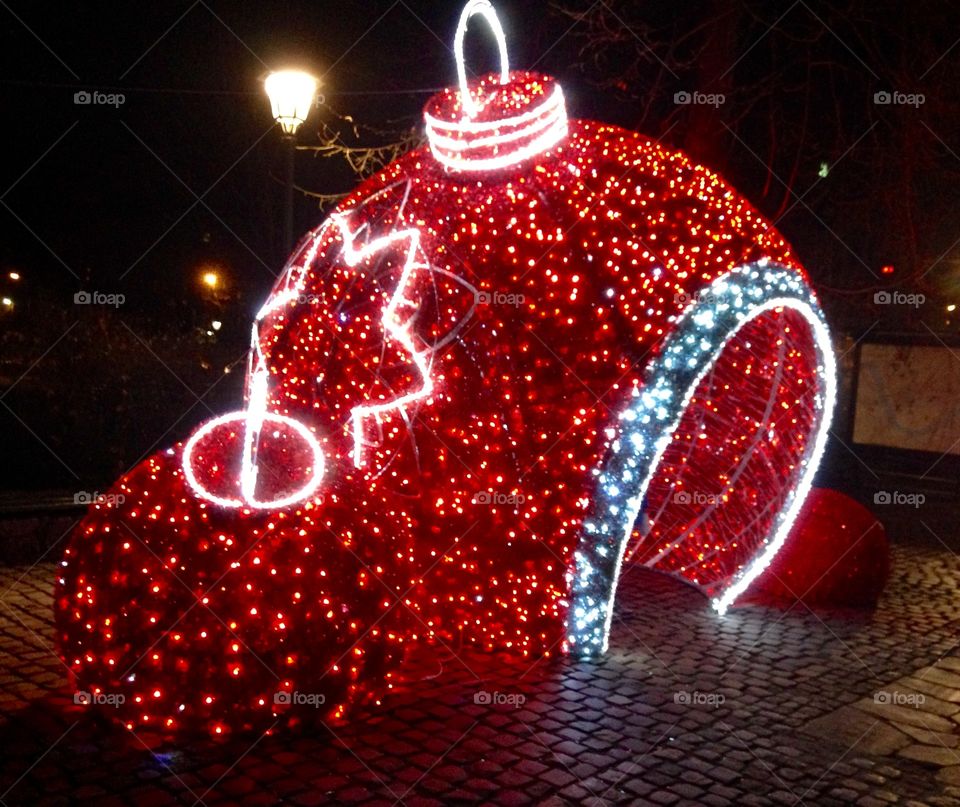 Christmas decoration in Kraków 