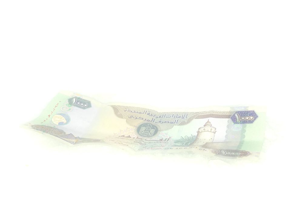 UAE currency 1000 Dirham note