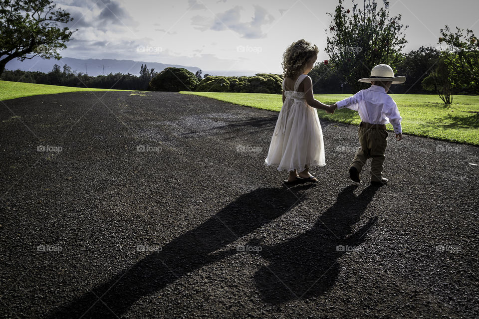 Girl, People, Road, Street, Child