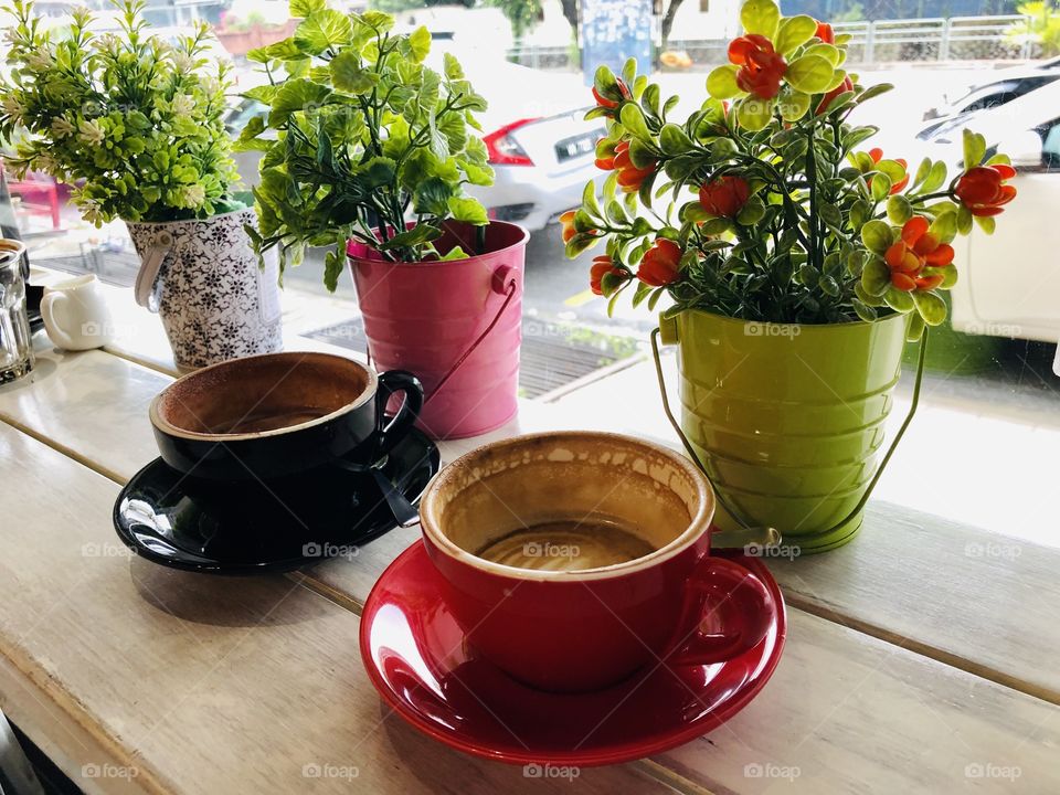 Little corner for coffee 