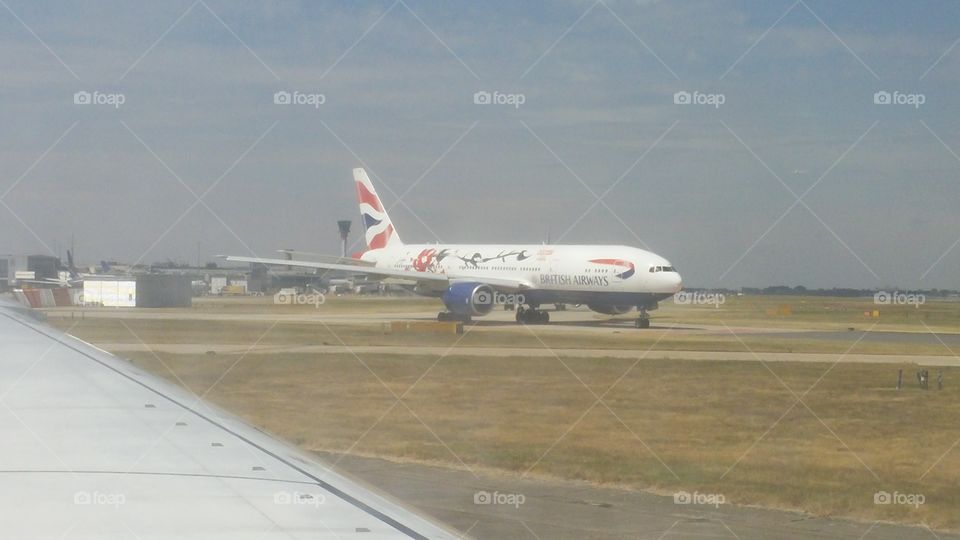British Airway's. Heathrow Airport