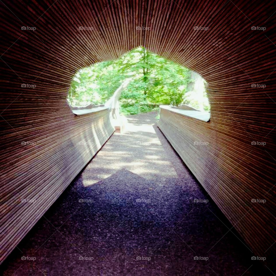 Tunnel, Light, Subway System, Perspective, Wood