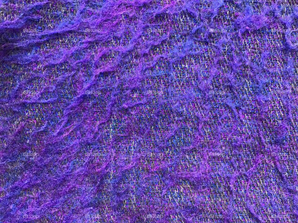 Full frame shot of purple woolen fabric