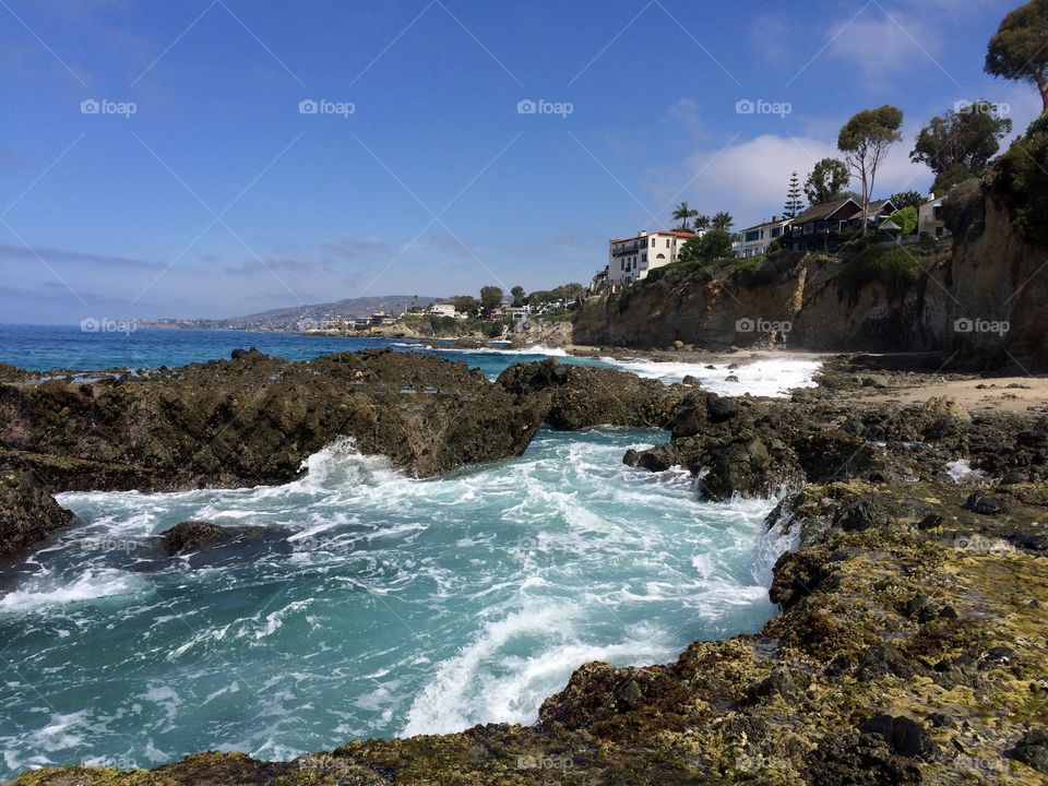 Victoria Beach, CA. A sweet nugget in Laguna Beach