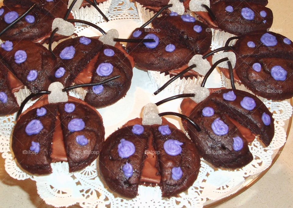 Ladybug Cupcakes 