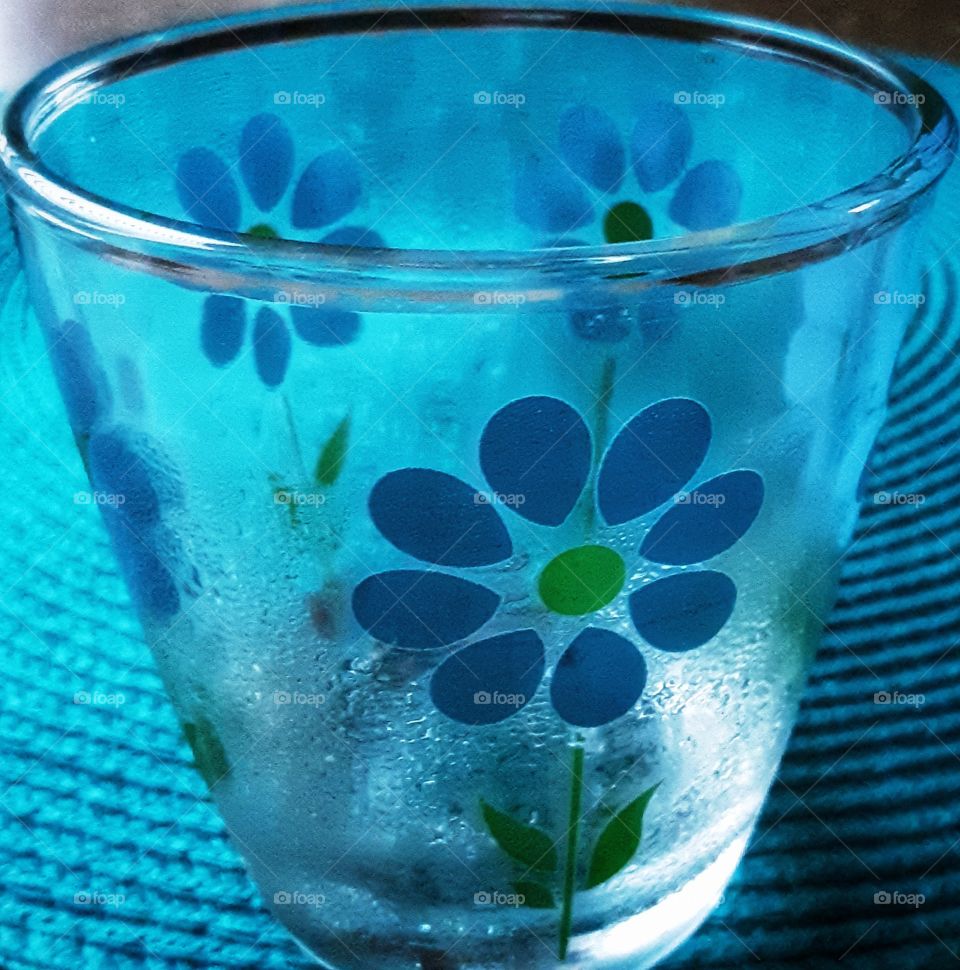 Vintage Daisy Glass