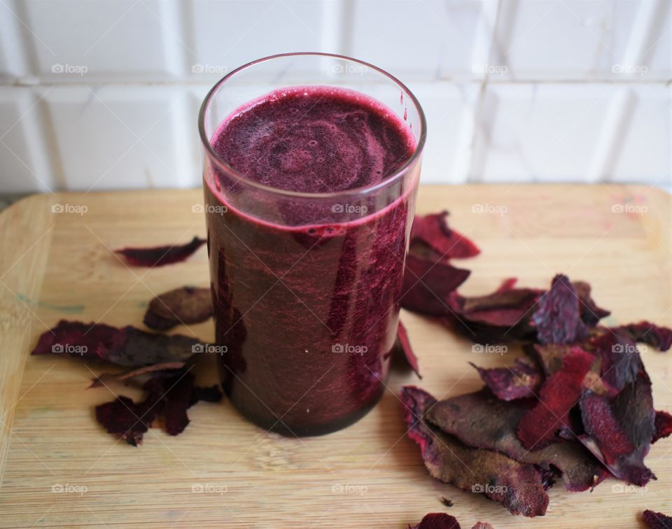 beetroot smoothie...stay healthy during Covid-19
