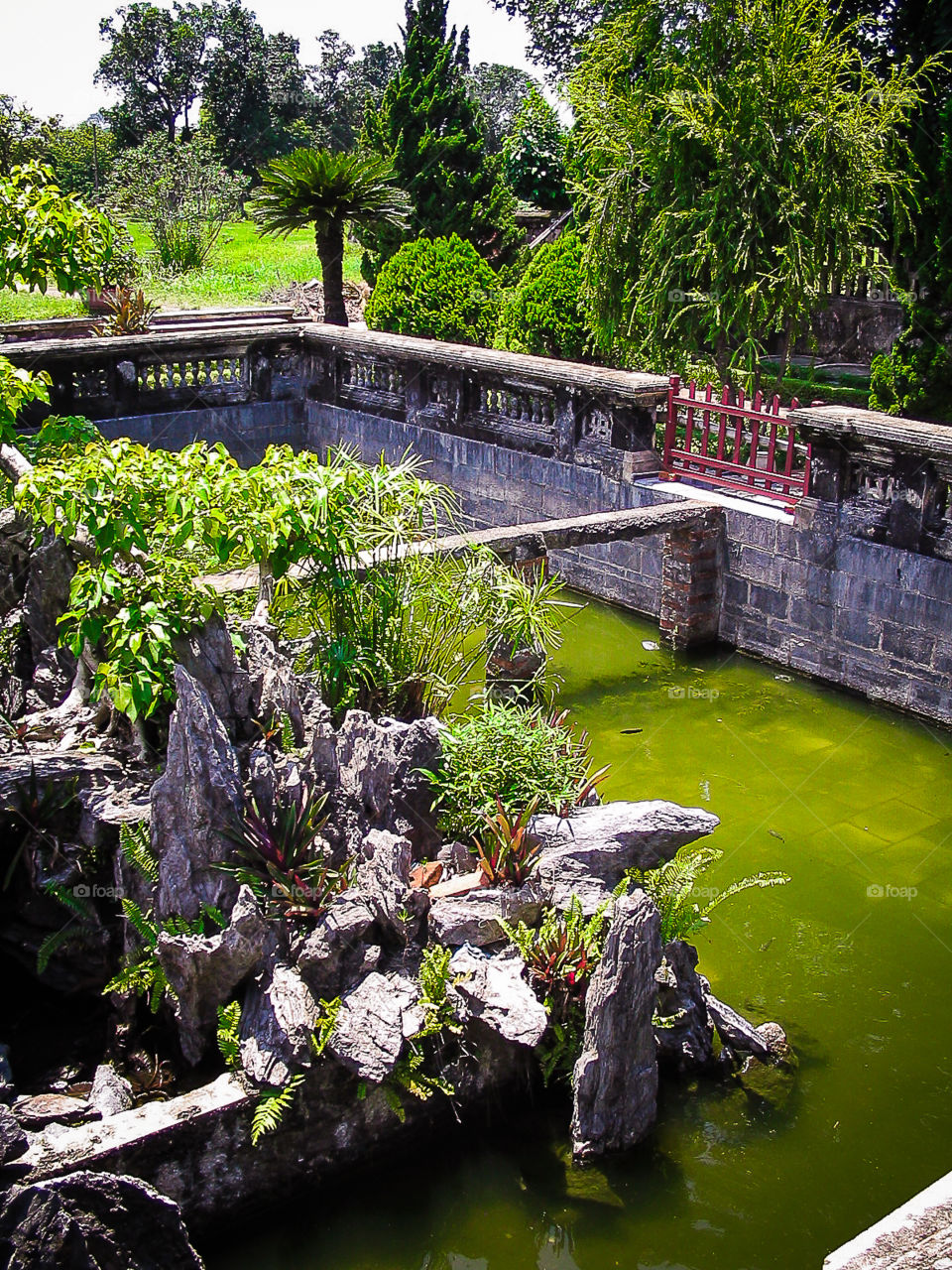 Imperial garden remnants