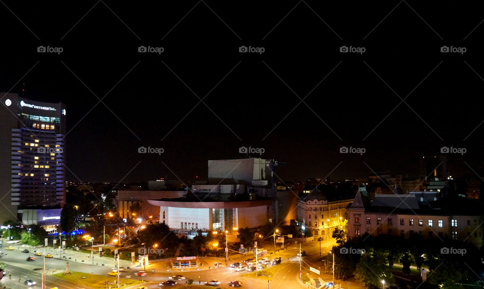 Bucharest at night